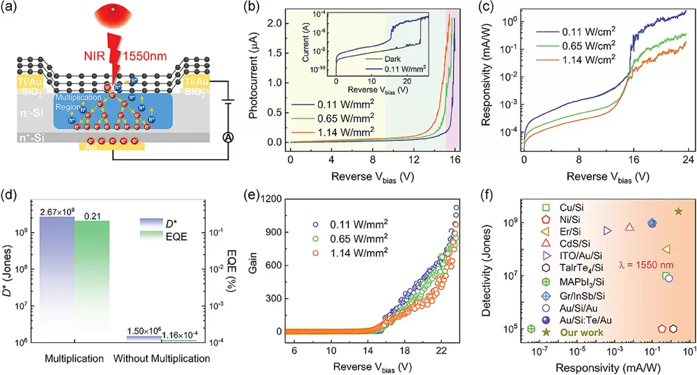 Application of Lock-in Amplifier OE1022 in the Study of New Photodetectors