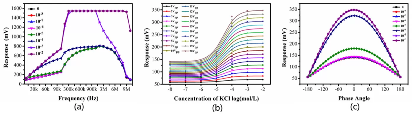 Research on the Lock-in Amplifier OE1022 Applied in Capacitive Coupling Conductivity Detectors