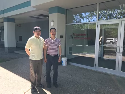 The Founder of SSI Was Invited to Princeton Instruments